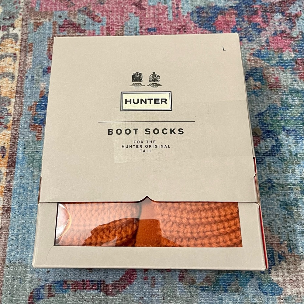 Hunter Orange Boot Socks
